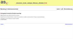 Desktop Screenshot of immissionsberatung.de